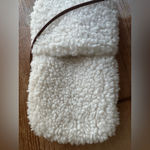 Aerie  Sherpa Fleece Crossbody Bag – Cream Shearling Style‎ O/S Boho preppy Photo 10