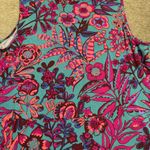 Soft Surroundings  Floral Embroidered Sleeveless V-Neck Top Purple Photo 2