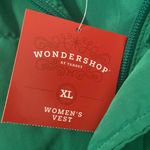WONDERSHOP Green Puffer Vest for women’s size XL length 25” bust 42” Photo 2