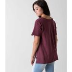 Free People ✨We The Free Raw Edge Washed Out Grey Sz Medium T-Shirt ✨ Photo 3