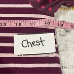 Matilda Jane  Size Small Calling Bird Floral Stripe Polka Dot Long Sleeve Tee Photo 3