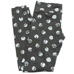 Disney ’s The Nightmare Before Christmas Jack Skellington Grey Leggings Size Med. Photo 0