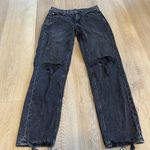 American Eagle  Black Distressed 90’s Low Rise Jeans Photo 0