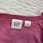 Gap  Women's Pink V-Neck knit Sweatshirt Photo 5