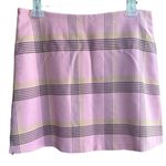 Wilfred Pink Plaid Mini Skirt Sz 12 Photo 1