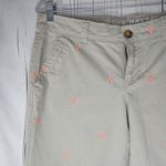 Old Navy Beige Lobster Print Straight Leg Ankle Pants Size 6 Photo 1