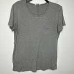 Athleta  t-shirt striped size large Photo 0