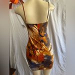 Privy  Vibrant Orange and Black Dress Photo 4