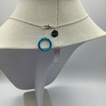 Handmade Artistic Jewelry Set “Circular “ By Haobalabu Blue Tone Multicolor Gemstones Photo 4