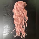 Pink Wig Long Fluffy Curly Wavy Hair Wigs Heat Friendly Synthetic Cosplay Photo 0