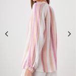 Rails 
BRIELLE LINEN MIX BLOUSE HIBISCUS STRIPE size XS Photo 1