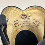 Tony Lama  Roper Boots Womens 4.5 B Blue Gray Model 7502 All Leather Inner Upper Photo 2