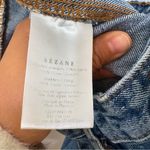 Sézane  Denim High Rise Straight Leg Jeans Vintage Blue Rigid Cotton Size 27 Photo 8