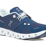 On Running Cloud 5 Sneaker in Blue Denim/White Size Women’s Shoe 7.5 US Photo 0