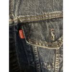 Levi's  Upcyled Jean Jacket XL Blue Denim Trucker Edgy Biker Street Rocker 80s 90s Photo 8