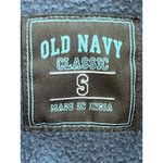 Old Navy Patchwork Logo 1/4 Zip Navy Blue Pullover Sweatshirt Size M Preppy Y2K Photo 4