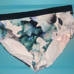 Calia By Carrie Underwood Swim Suit Bikini Bottoms Ocean Iris High Rise NEW White Size XL Photo 2
