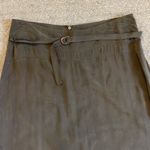 Sandwich Olive Green Belted Skirt Size 6 Photo 1
