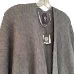 Vince Camuto Feels Like Home Ruana Poncho Women's One Size Gray Boho Western Photo 3