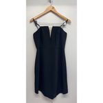 Liv Foster Strapless Twill Cocktail Mini Dress Size Small Black NWT Photo 2