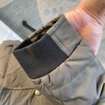 Alexander McQueen McQ army green duck down feather quilted puffer coat IT46 US10 Photo 15