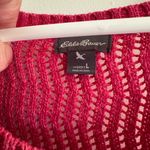 Eddie Bauer  Cotton & Linen Knit Short Sleeve Sweater Photo 1