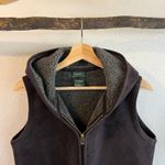 Ralph Lauren  Cozy Winter Layer Black Hooded Zip Up Plush Lined Size Small Photo 1