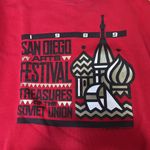 Vintage San Diego Arts Festival Sweatshirt Red Size L Photo 1