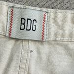 BDG  Tapered Baggy High Rise Cream Distressed Jeans, size 31 Photo 2