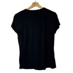 Boutique  Y2K Black Paris Leopard Eiffel Tower Short Sleeve T-Shirt S Photo 1