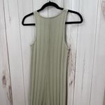 ZARA  Women’s Small Green Ribbed Jumpsuit Wide Leg Photo 4