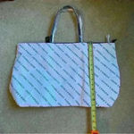 Victoria's Secret VICTORIA SECRET NWT Logo Large Tote Canvas Bag Limited Edition Photo 9