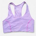 Fabletics  On-The-Go Sports Bra in Purple Cosmo/Pink Escape Photo 2