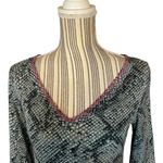 ABS Allen Schwartz A.B.S Allen Schwartz Snakeskin Print Long Maxi Dress Women Sz M Photo 2