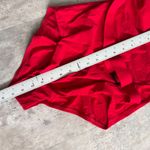 Red one strap one piece swimsuit tummy control flattering bathing suit sz 12 Photo 3