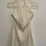 Oh Polly White Embellished Deep Plunge Mini Dress Photo 4