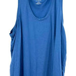 Banana Republic  Size‎ XL Tank Blue Sleeveless Scoop Neck Undershirt Layer Basics Photo 0