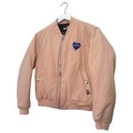 Love moschino Pink Bomber Jacket with Heart Patch Size 4 Photo 1