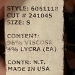 Cut Loose casual knee length dress size small brown printed fall neutral minimal Photo 8