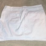 🔹4 for $30 NY&CO “denim” skirt, size 10 White Photo 2