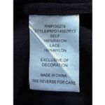 Daniel Rainn  Black Lace Blouse Size M Tie Back Sleeveless Top Photo 4