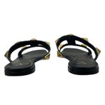 Valentino Garavani Roman Stud Calfskin Leather Slide Sandal Size 37.5 Photo 7