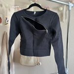 ♡ • Long Sleeve Stretchy Top Gray Size XL Photo 2