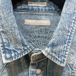 MOTHER All My Exes Shirt in Barking Up The Wrong Palm Tree Size XS Blue Photo 9