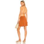 Cult Gaia  Leslie Knit Dress in Spice Large New Womens Mini Metallic Cocktail Photo 10