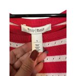 White House | Black Market WHBM Red White Striped Cotton Blend Scoop Neck Sweater Women Sz S Photo 6