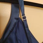 BCBG Maxazria Size 2 Pleated Satin Dress Layers Dark Navy Blue Shiny New Years Photo 1