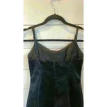 NWT Misha Hildegard Croc Embossed Faux Leather Mini Dress, size 6 Black Photo 7