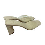 ZARA  Wide Heeled Clear Vinyl Acrylic Heels Sandals Size‎ 40 US 9 Photo 5