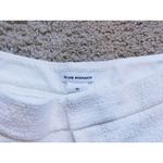 Club Monaco Kelela Fringe Short White Textured Clean Girl Quiet luxury Size 00 Photo 3